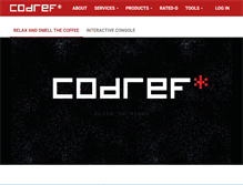 Tablet Screenshot of codref.com